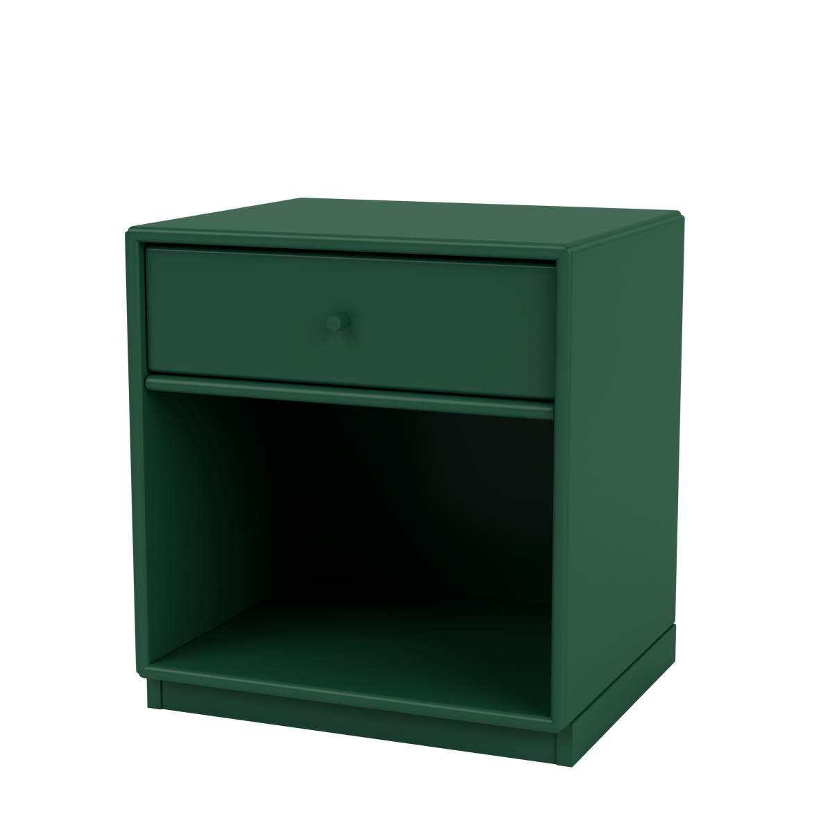 Table de chevet Dream Quick Ship, laque 136 Pine, sur socle de 3 cm, packshot Montana