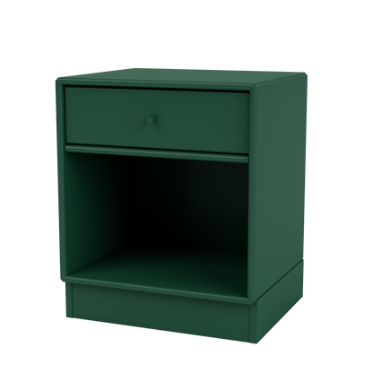 Table de chevet Dream Quick Ship, laque 136 Pine, sur socle de 7 cm, packshot Montana
