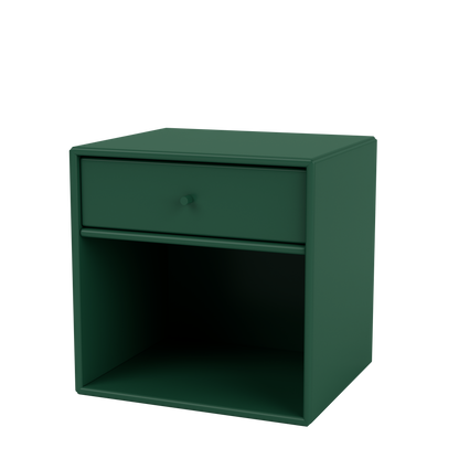 Table de chevet Dream Quick Ship, laque 136 Pine, suspendu au mur, packshot Montana