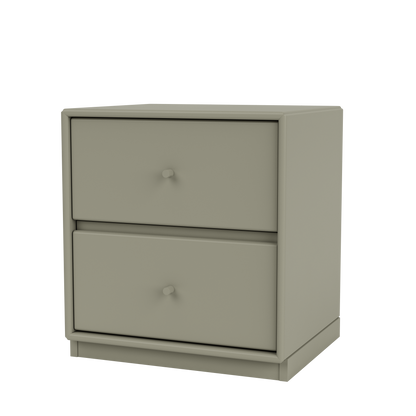 Table de chevet Drift Quick Ship, laque 144 Fennel, sur socle de 3 cm, packshot Montana