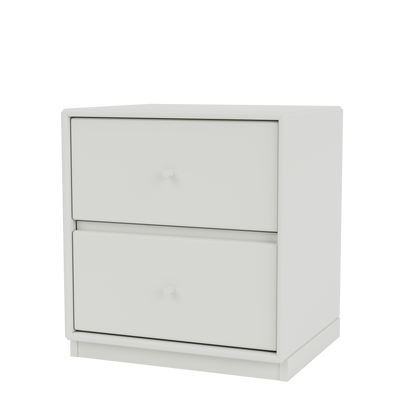 Table de chevet Drift Quick Ship, laque 09 Nordic, sur socle de 3 cm, packshot Montana