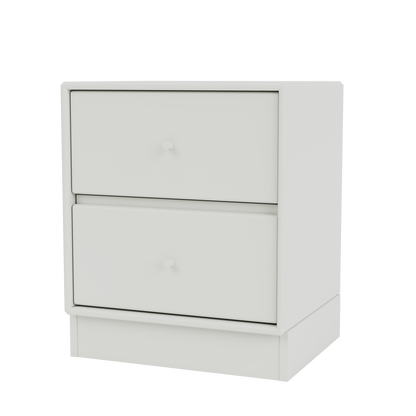 Table de chevet Drift Quick Ship, laque 09 Nordic, sur socle de 7 cm, packshot Montana