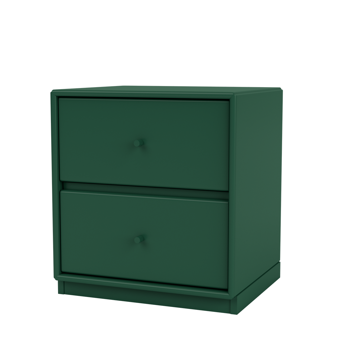 Table de chevet Drift Quick Ship, laque 136 Pine, sur socle de 3 cm, packshot Montana