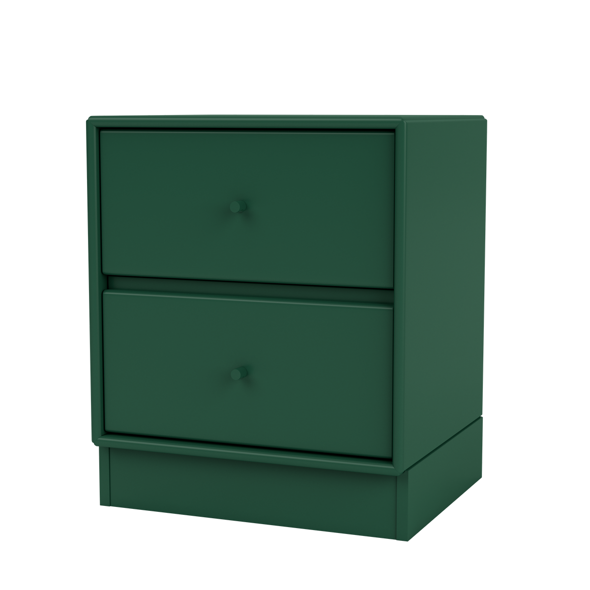 Table de chevet Drift Quick Ship, laque 136 Pine, sur socle de 7 cm, packshot Montana