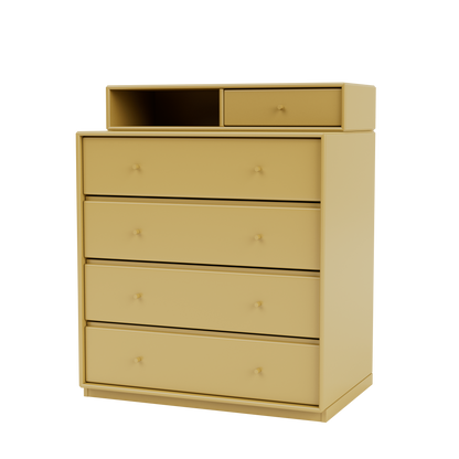 Commode Keep Quick Ship, laque 157 Cumin, sur socle de 3 cm, packshot Montana