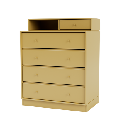 Commode Keep Quick Ship, laque 157 Cumin, sur socle de 7 cm, packshot Montana