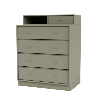 Commode Keep Quick Ship, laque 144 Fennel, sur socle de 7 cm, packshot Montana