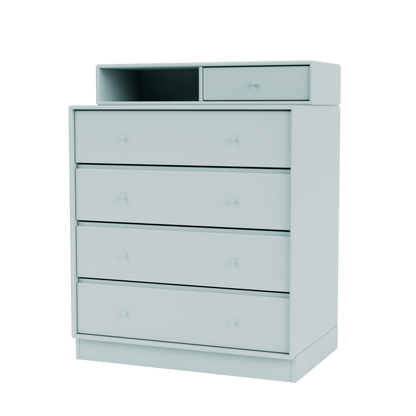 Commode Keep Quick Ship, laque 148 Flint, sur socle de 7 cm, packshot Montana
