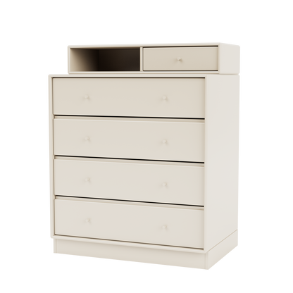 Commode Keep Quick Ship, laque 158 Oat, sur socle de 7 cm, packshot Montana