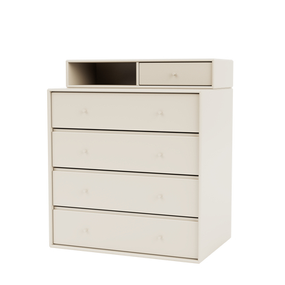Commode Keep Quick Ship, laque 158 Oat, suspendu au mur, packshot Montana