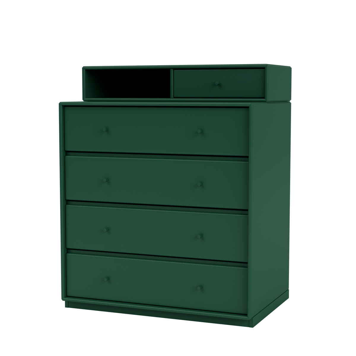 Commode Keep Quick Ship, laque 136 Pine, sur socle de 3 cm, packshot Montana