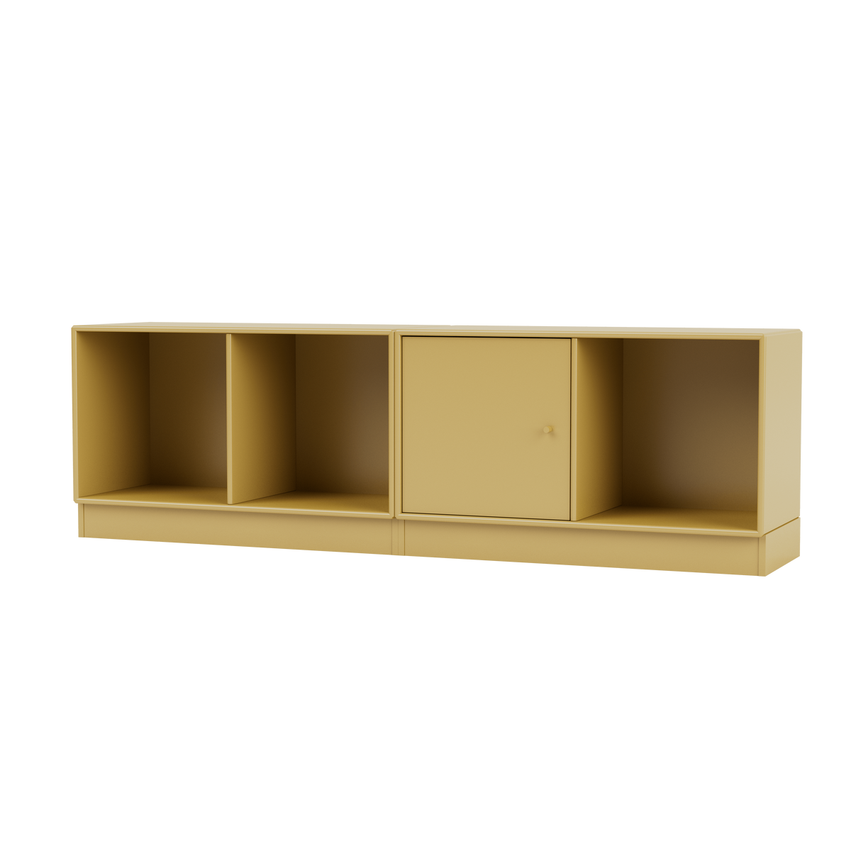 Buffet Line Quick Ship, laque 157 Cumin, sur socle de 7 cm, packshot Montana