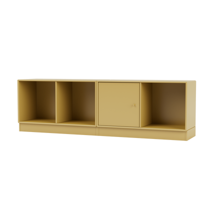 Buffet Line Quick Ship, laque 157 Cumin, sur socle de 7 cm, packshot Montana