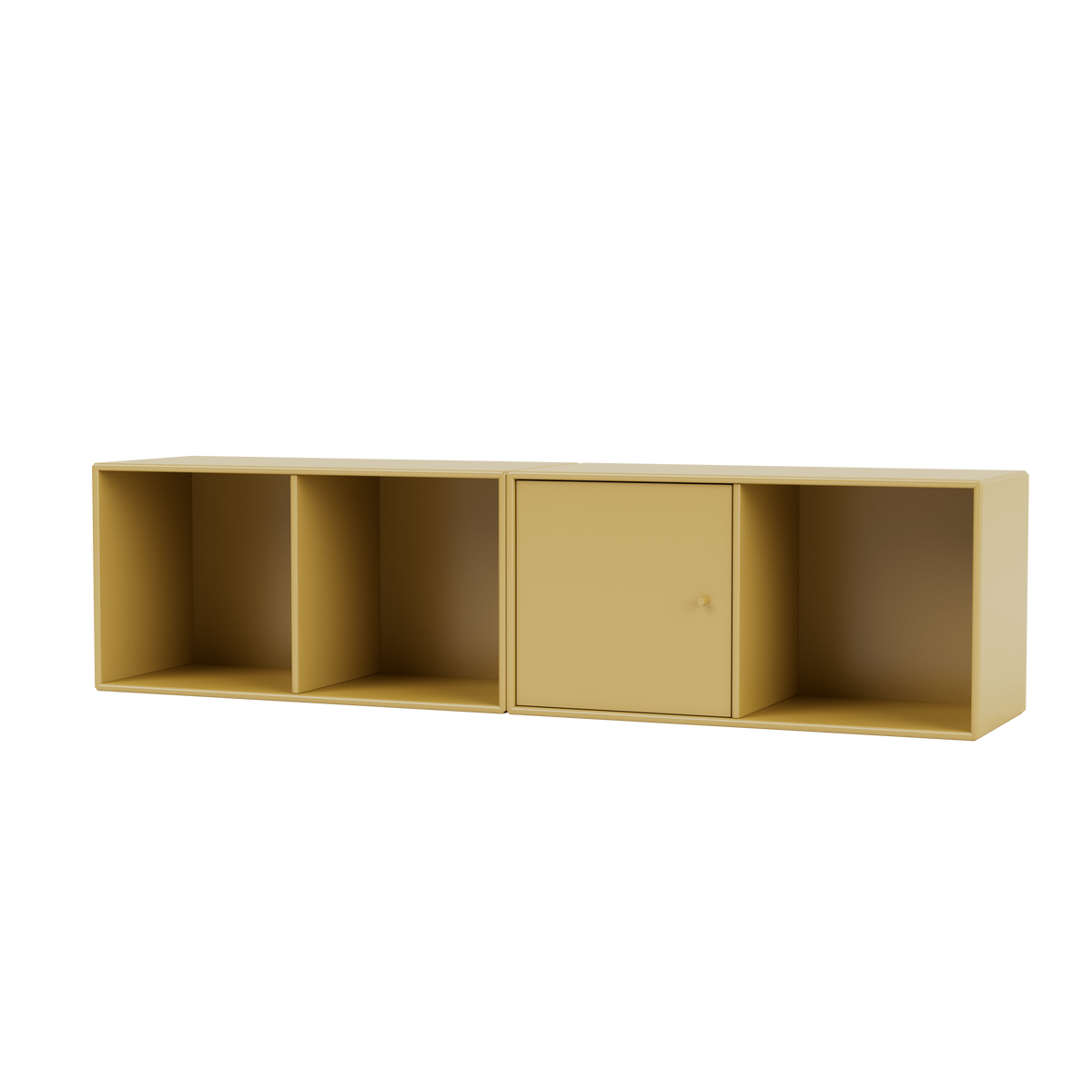 Buffet Line Quick Ship, laque 157 Cumin, suspendu au mur, packshot Montana