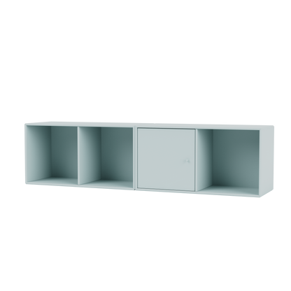 Buffet Line Quick Ship, laque 148 Flint, suspendu au mur, packshot Montana