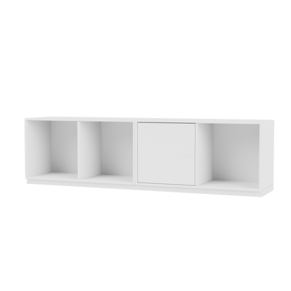 Buffet Line Quick Ship, laque 101 New White, sur socle de 3 cm, packshot Montana