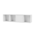 Buffet Line Quick Ship, laque 101 New White, suspendu au mur, packshot Montana