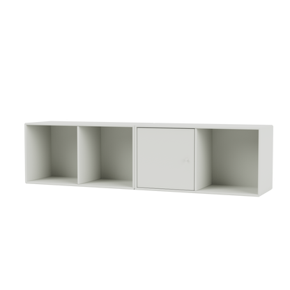 Buffet Line Quick Ship, laque 09 Nordic, suspendu au mur, packshot Montana