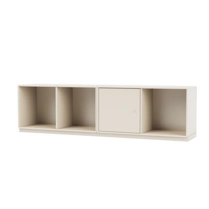 Buffet Line Quick Ship, laque 158 Oat, sur socle de 3 cm, packshot Montana