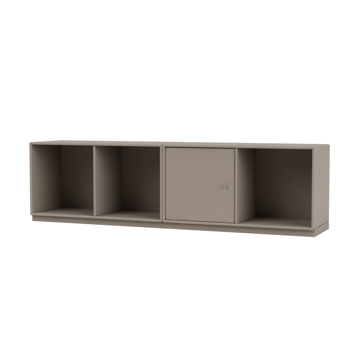 Buffet Line Quick Ship, laque 141 Truffle, sur socle de 3 cm, packshot Montana
