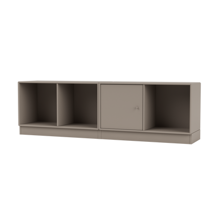 Buffet Line Quick Ship, laque 141 Truffle, sur socle de 7 cm, packshot Montana