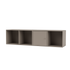Buffet Line Quick Ship, laque 141 Truffle, suspendu au mur, packshot Montana