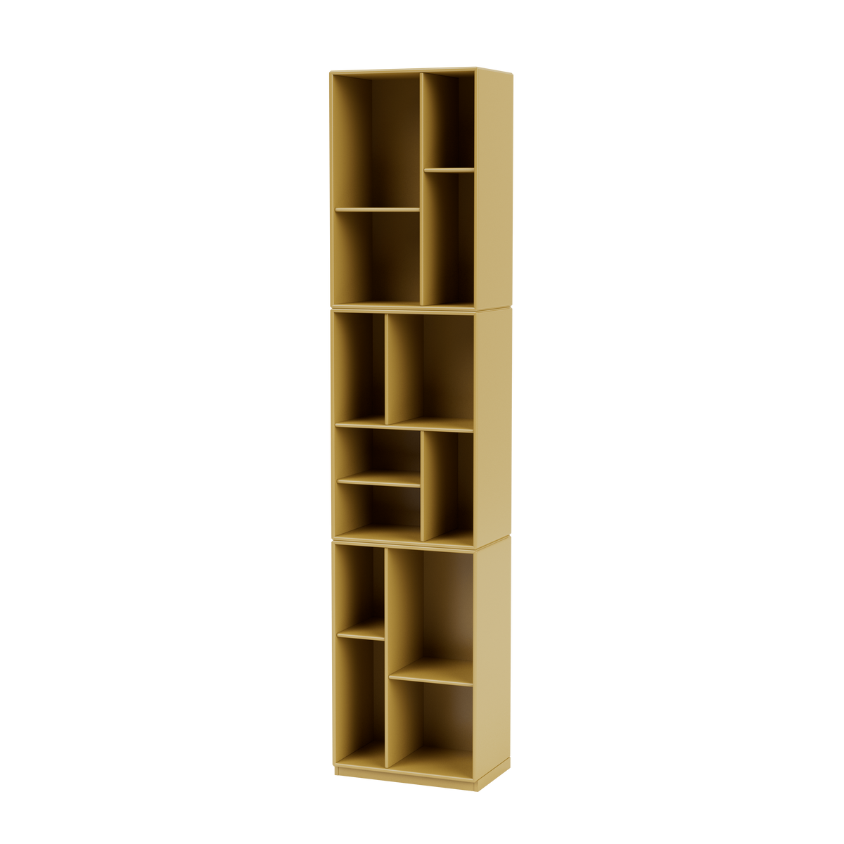 Étagère Loom Quick Ship, laque 157 Cumin, sur socle de 3 cm, packshot Montana
