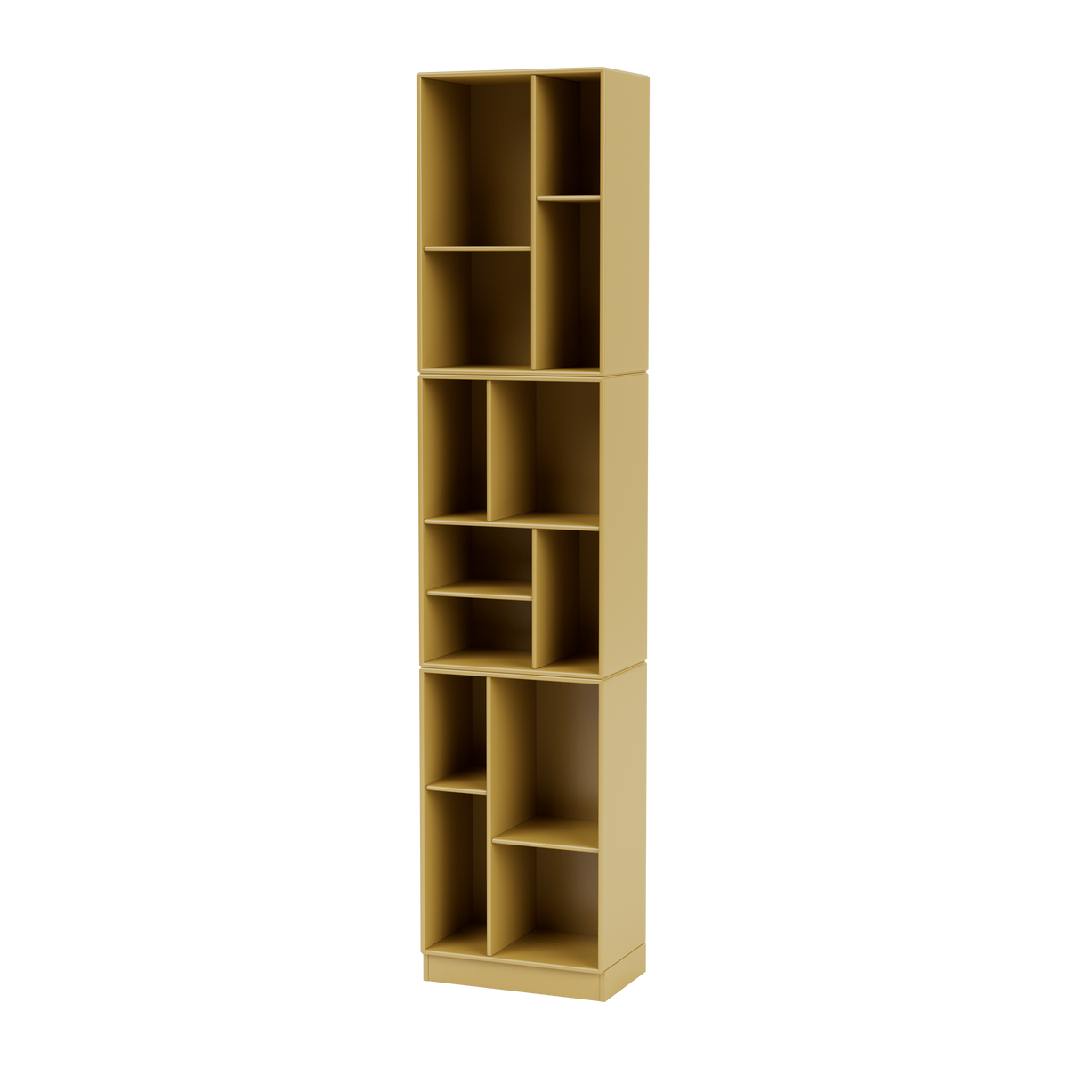 Étagère Loom Quick Ship, laque 157 Cumin, sur socle de 7 cm, packshot Montana