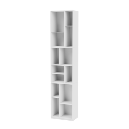 Étagère Loom Quick Ship, laque 101 New White, sur socle de 3 cm, packshot Montana