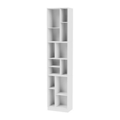 Étagère Loom Quick Ship, laque 101 New White, sur socle de 7 cm, packshot Montana