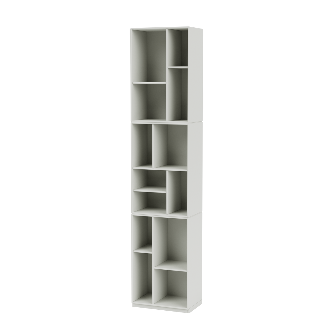Étagère Loom Quick Ship, laque 09 Nordic, sur socle de 3 cm, packshot Montana