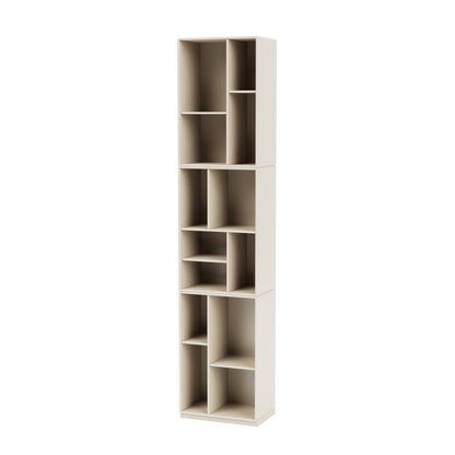 Étagère Loom Quick Ship, laque 158 Oat, sur socle de 3 cm, packshot Montana