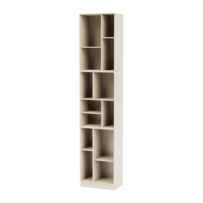 Étagère Loom Quick Ship, laque 158 Oat, sur socle de 7 cm, packshot Montana