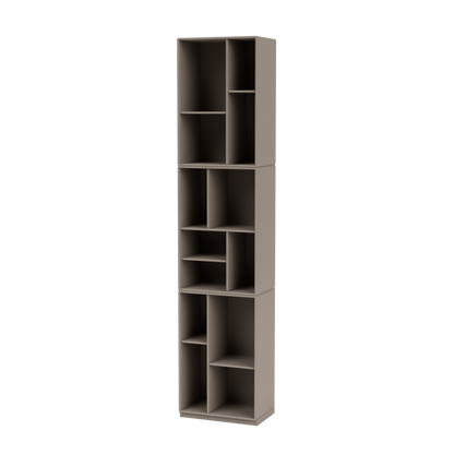 Étagère Loom Quick Ship, laque 141 Truffle, sur socle de 3 cm, packshot Montana