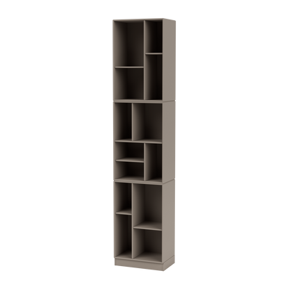 Étagère Loom Quick Ship, laque 141 Truffle, sur socle de 7 cm, packshot Montana