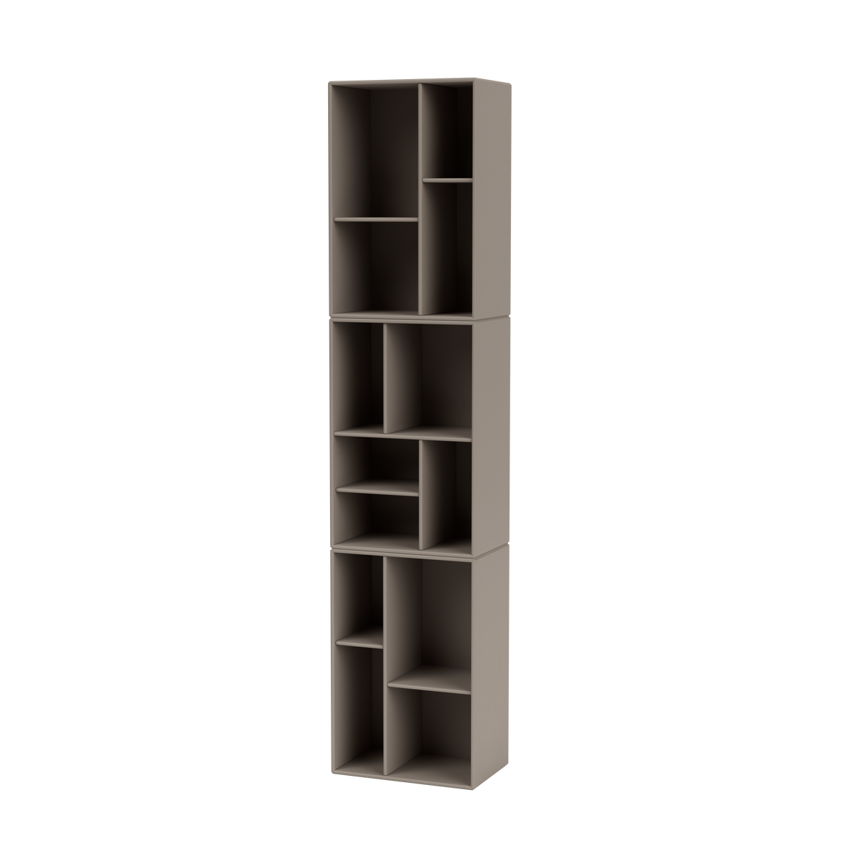 Étagère Loom Quick Ship, laque 141 Truffle, suspendu au mur, packshot Montana