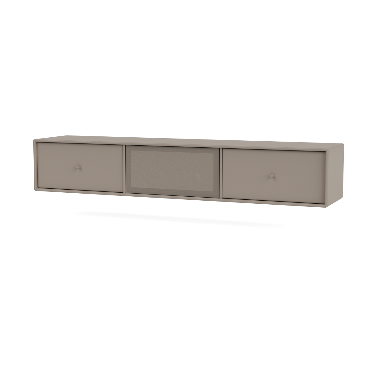 Meuble TV Octave V Quick Ship, laque 141 Truffle, packshot Montana