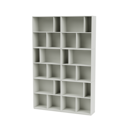 Bibliothèque Read Quick Ship, laque 09 Nordic, sur socle de 3 cm, packshot Montana