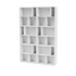Bibliothèque Read Quick Ship, laque 101 New White, suspendu au mur, packshot Montana