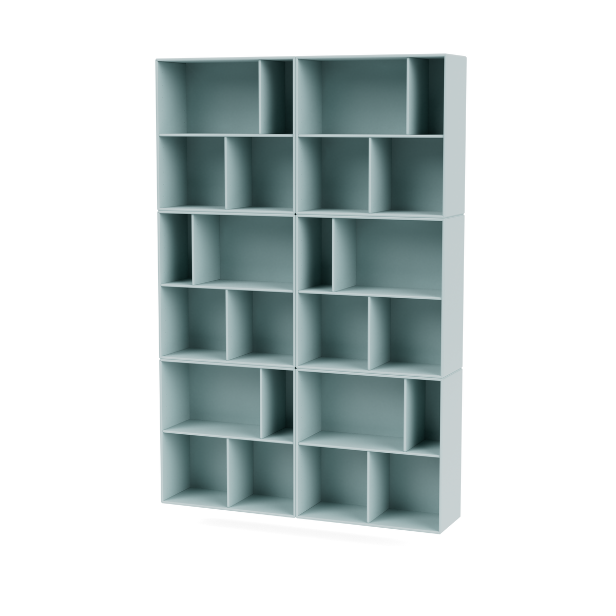 Bibliothèque Read Quick Ship, laque 148 Flint, suspendu au mur, packshot Montana