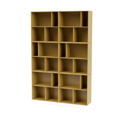 Bibliothèque Read Quick Ship, laque 157 Cumin, suspendu au mur, packshot Montana