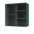 Vitrine Ripple II Quick Ship, laque 136 Pine, suspendu au mur, packshot Montana