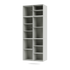 Vitrine Ripple IV Quick Ship, laque 09 Nordic, suspendu au mur, packshot Montana