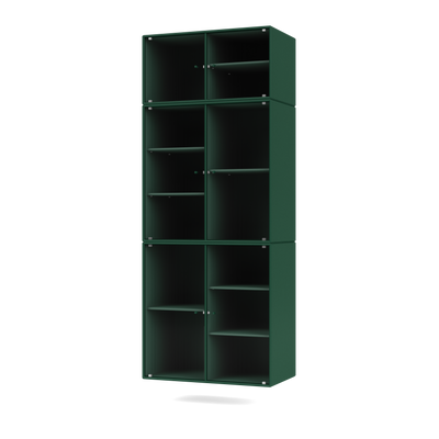Vitrine Ripple IV Quick Ship, laque 136 Pine, suspendu au mur, packshot Montana