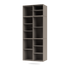 Vitrine Ripple IV Quick Ship, laque 141 Truffle, suspendu au mur, packshot Montana