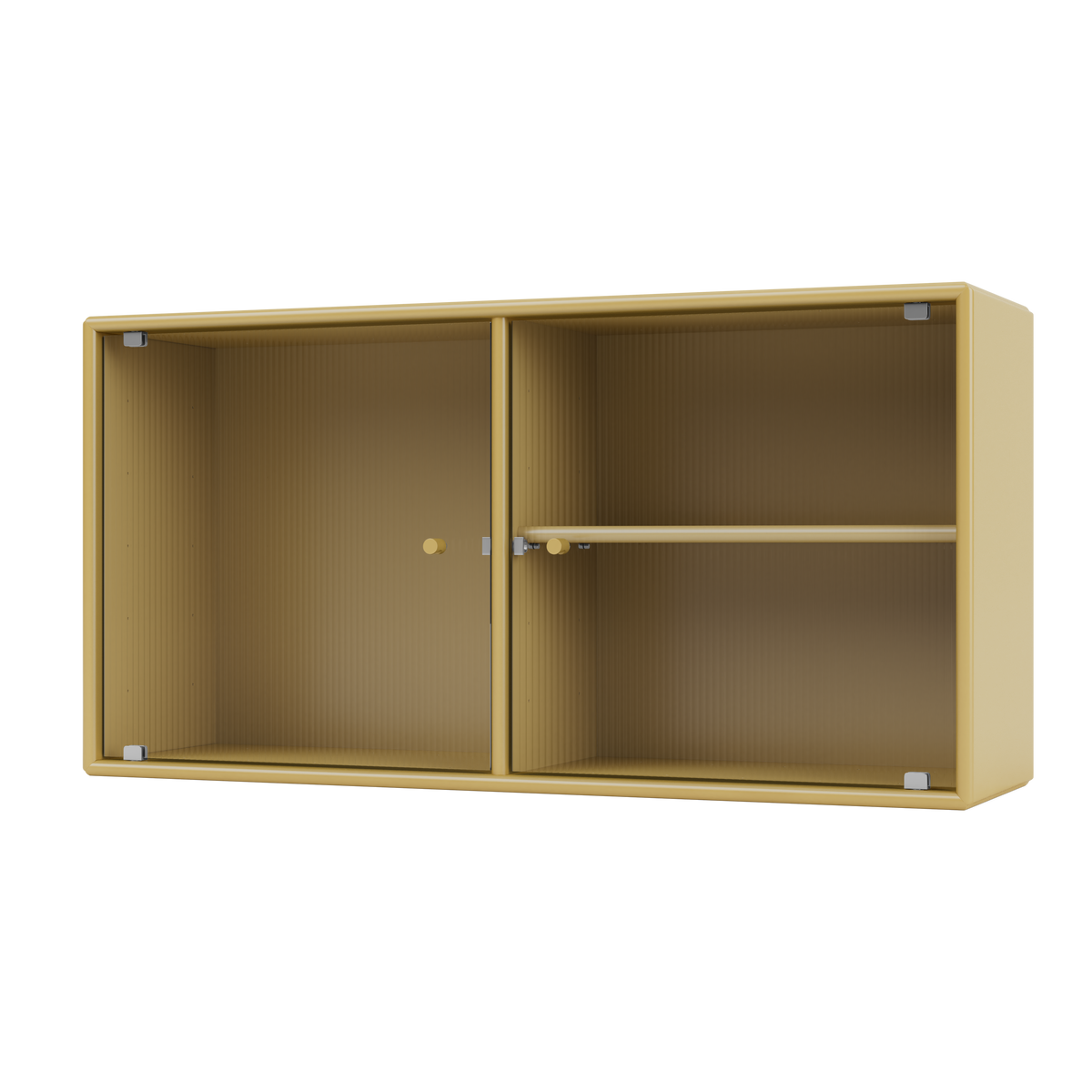 Vitrine Ripple I Quick Ship, laque 157 Cumin, packshot Montana
