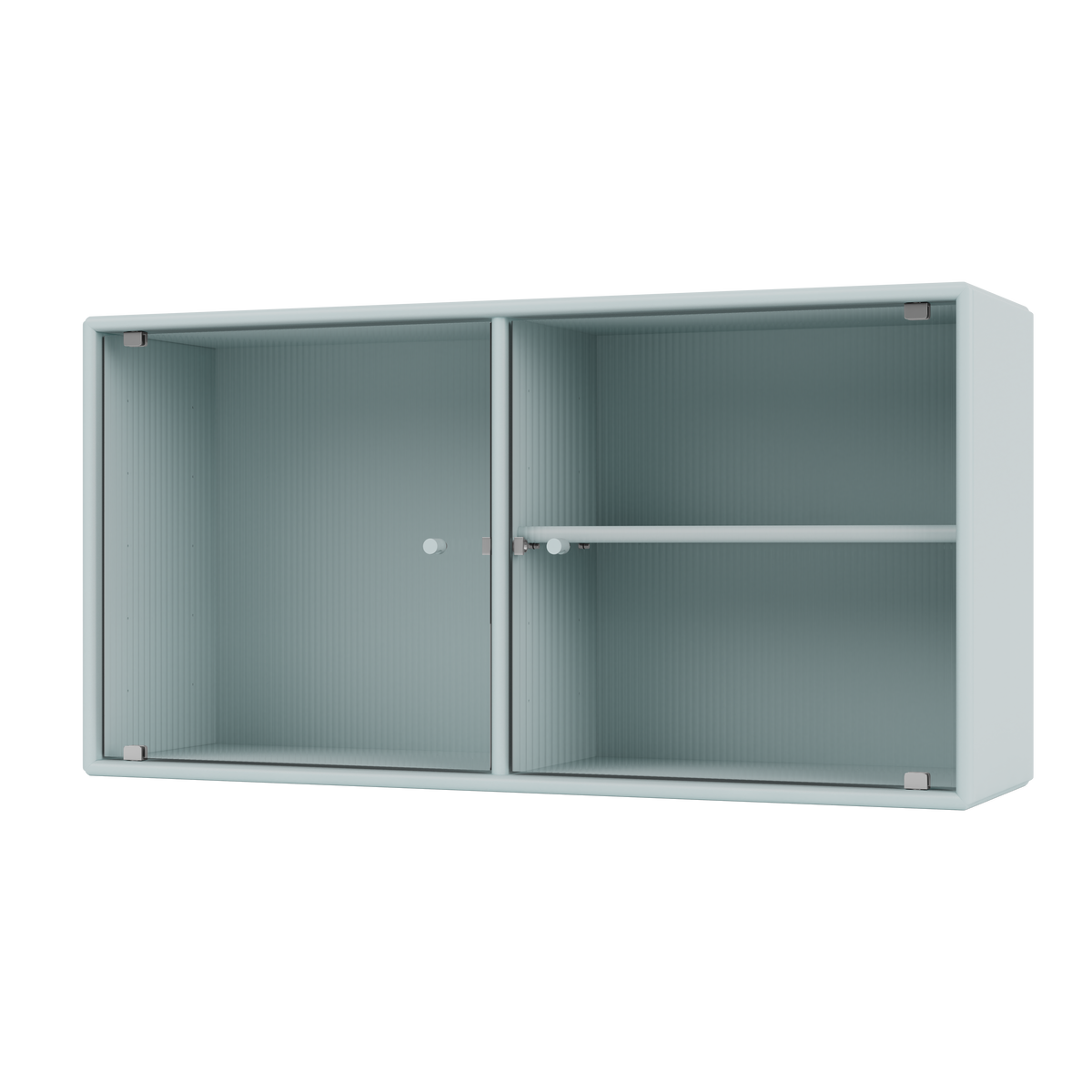 Vitrine Ripple I Quick Ship, laque 148 Flint, packshot Montana