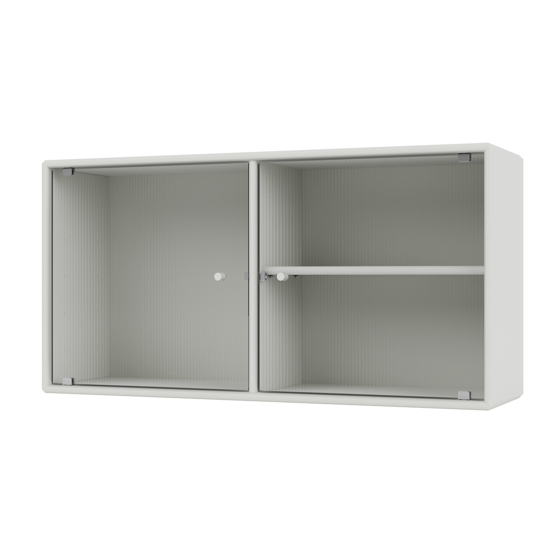 Vitrine Ripple I Quick Ship, laque 09 Nordic, packshot Montana