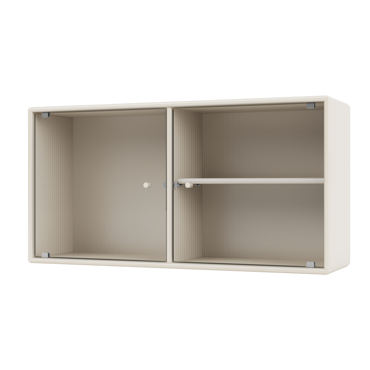 Vitrine Ripple I Quick Ship, laque 158 Oat, packshot Montana