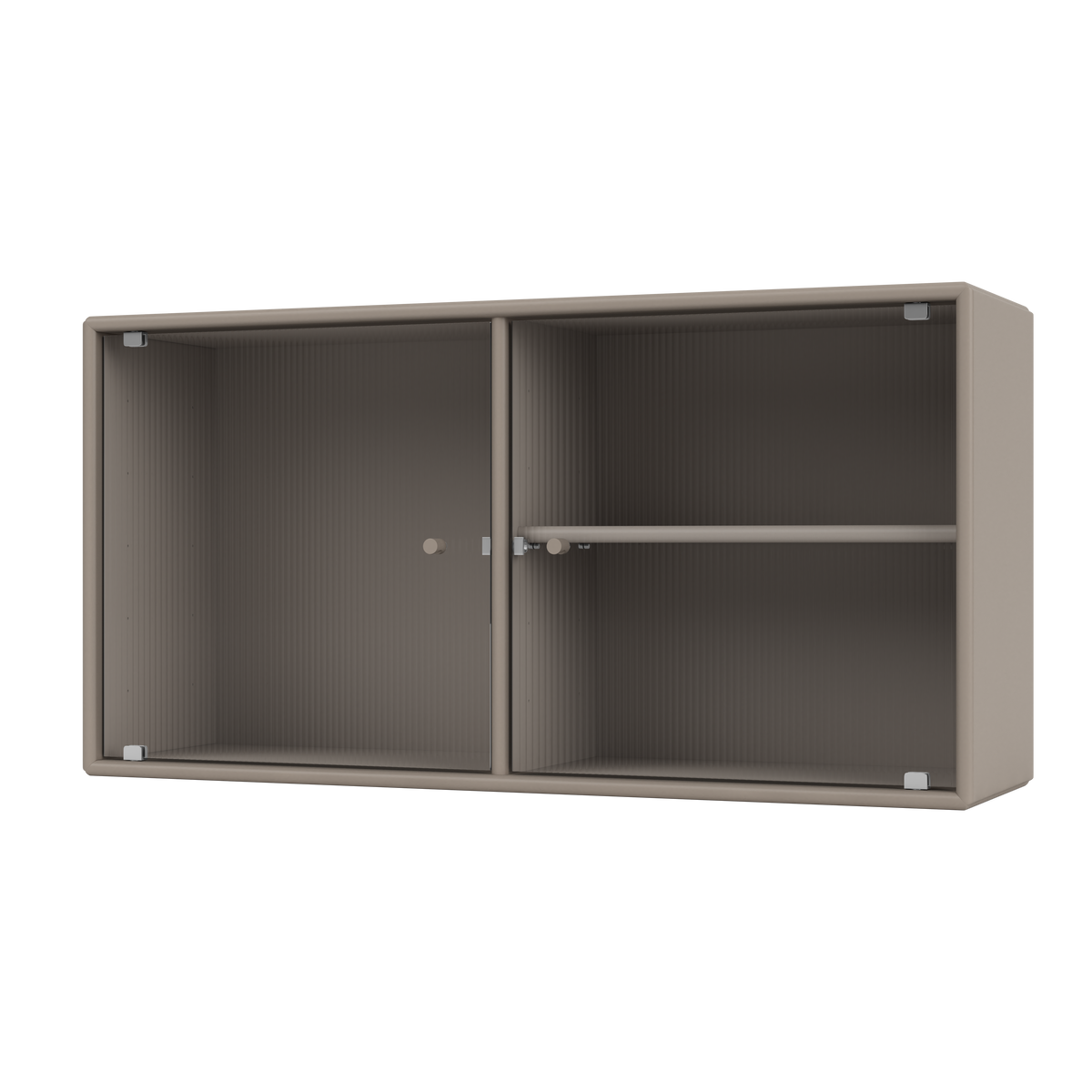 Vitrine Ripple I Quick Ship, laque 141 Truffle, packshot Montana